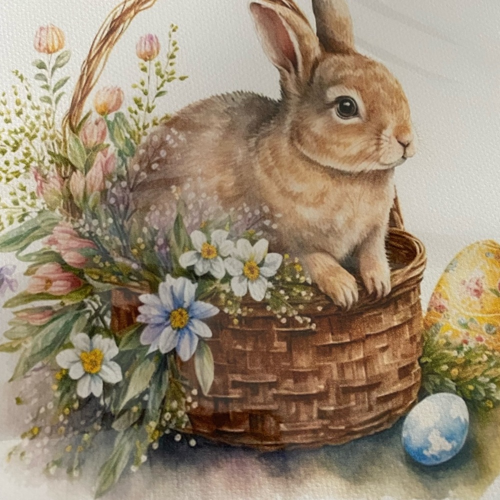 Easter Rabbit Art Print - Picture 2 of 3